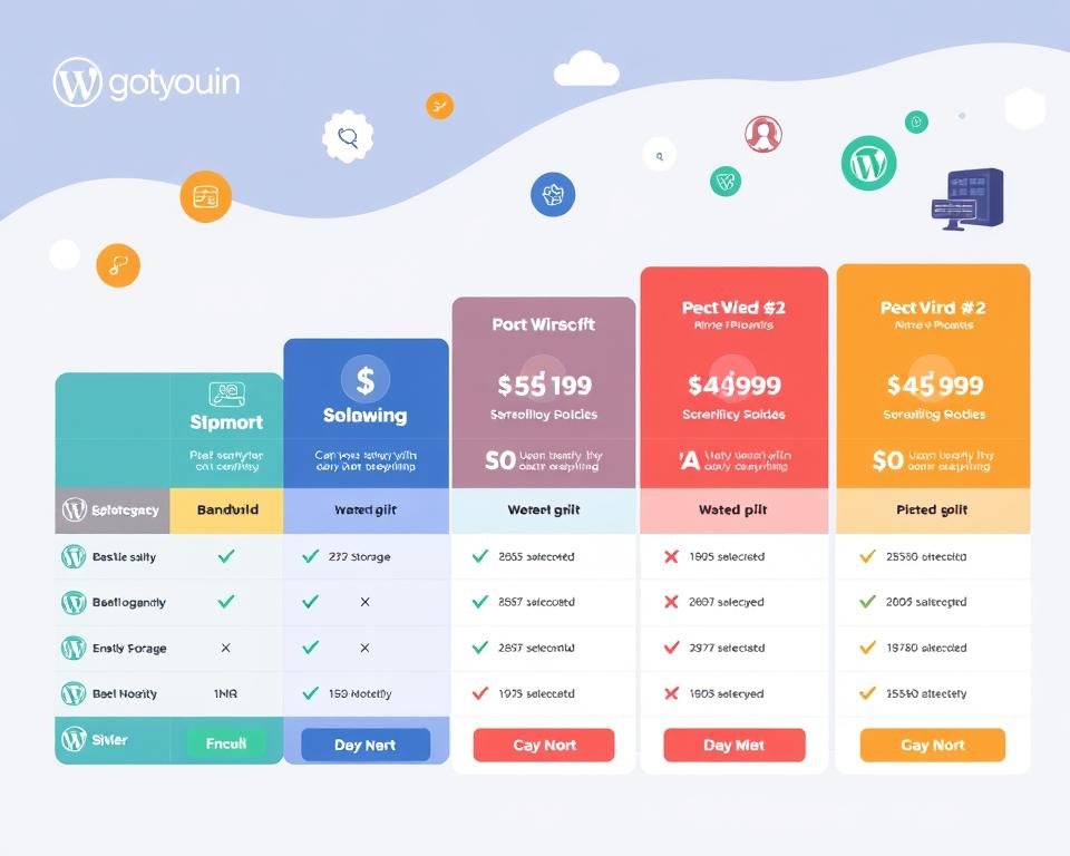 wordpress hosting pricing plans